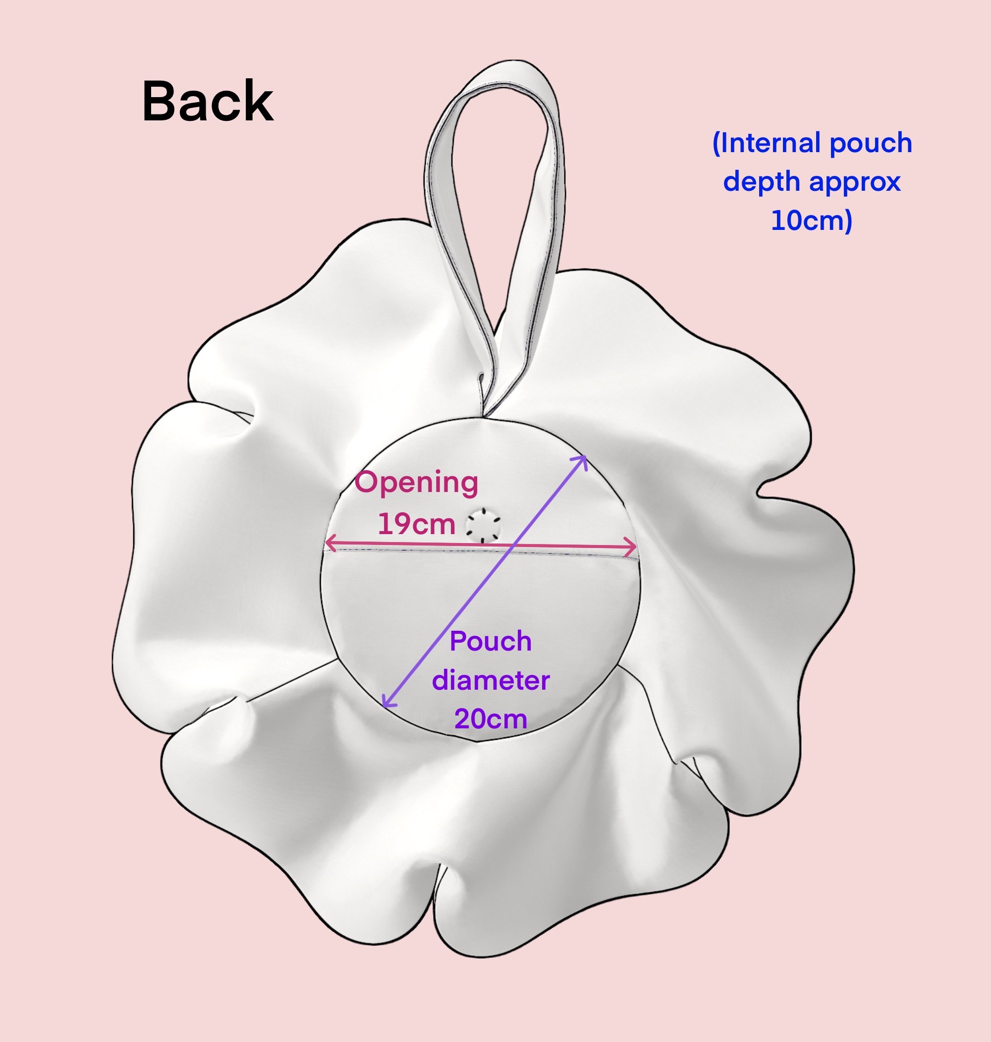 FlowerTwist Hex Bag - Downloadable PDF sewing Pattern